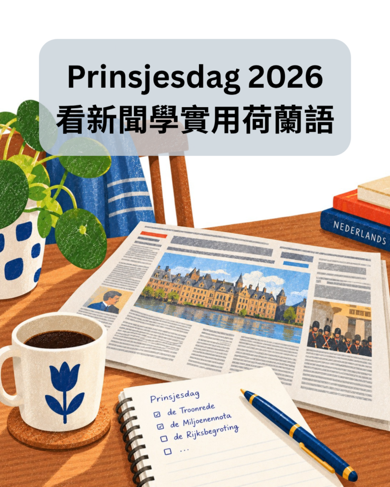 🇳🇱 Prinsjesdag 2026：看新聞學實用荷蘭語